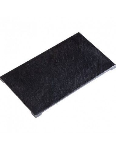 Cache pour receveur de douche noir effet pierre ODYSSEA SMC-COVER-STONE-BLACK