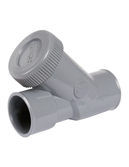 Clapet anti-retour PVC femelle-femelle diamètre 32mm longueur 97,5mm NICOLL CASF4