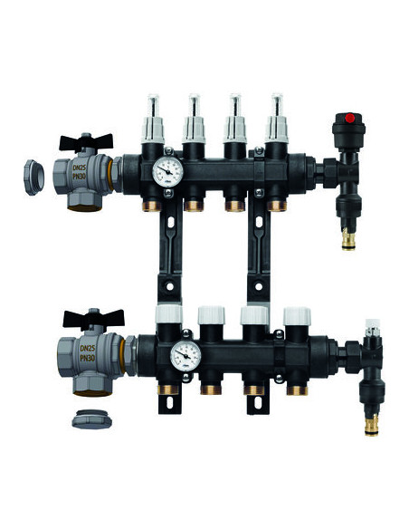 COLLECTEUR BLACK 8+8 +VANNE DR RBM 14160611