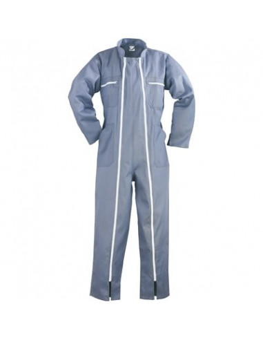 COMBINAISON 2 ZIPS GRISE XL COVERGUARD 74534