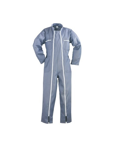 COMBINAISON 2 ZIPS GRISE XL COVERGUARD 74534