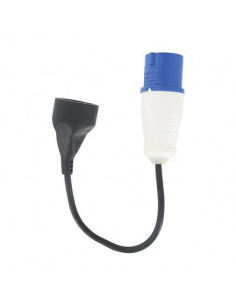 CORDON PR BORNE CAMPING MF16A DHOME CEE17 MALE PLUG