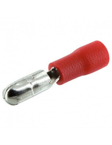 COSSE CYL MALE ROUGE 4MM (10 pièces) DHOME MPD 1,25-156