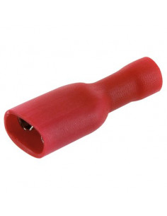 COSSE ISOL FEM ROUG 6,35MM (10 pièces) DHOME FDFD 1,25-250