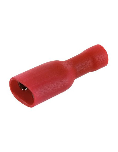 COSSE ISOL FEM ROUG 6,35MM (10 pièces) DHOME FDFD 1,25-250