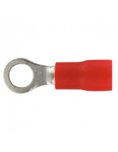 COSSE ŒILLET ROUGE 4,3MM (10 pièces) DHOME RVS 1,25-4