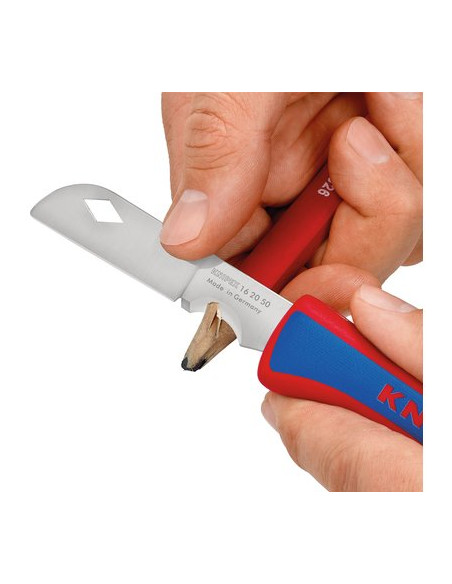 COUTEAU ÉLECTRICIEN RETRACT KNIPEX 16 20 50 SB