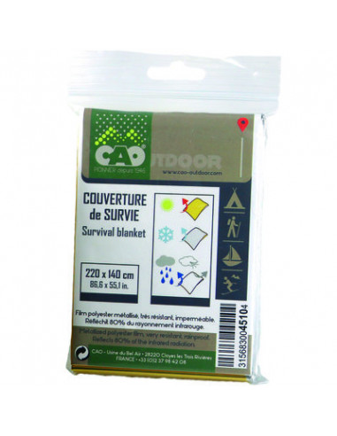 COUVERTURE DE SURVIE CAO CAMPING 4510