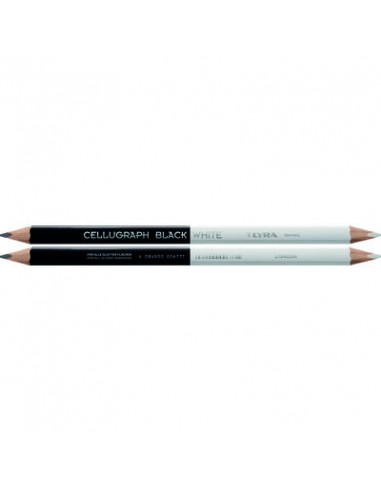 CRAYON DE MARQUAGE NOIR/BLANC LYRA L1940204