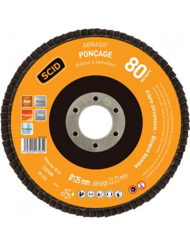 DISQUE LAMELLE ZIRC D125 G80 SCID 30450INF