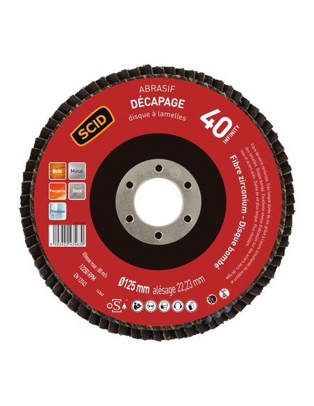DISQUE LAMELLE ZIRC D125 G80 SCID 30450INF