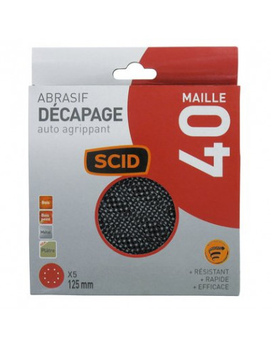 DISQUE MAILLE D125MM G80X5 SCID 243611