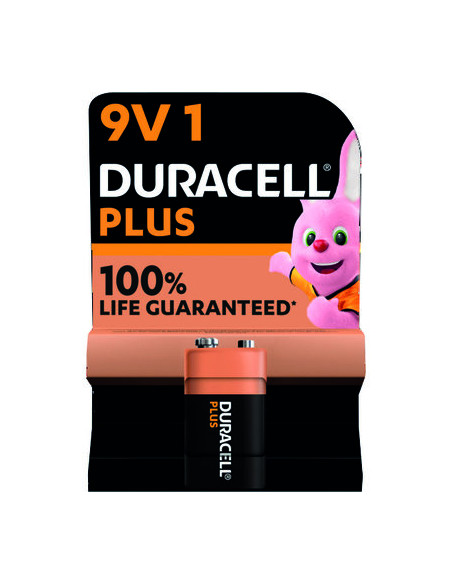 DURACELL PLUS 100% 9V X1 DURACELL 5000394142190