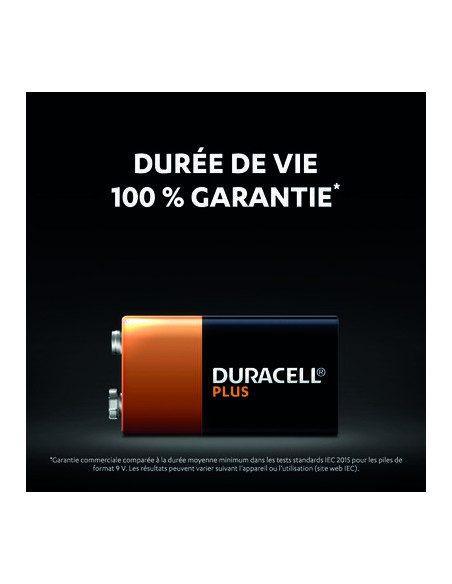 DURACELL PLUS 100% 9V X1 DURACELL 5000394142190