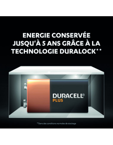 DURACELL PLUS 100% 9V X1 DURACELL 5000394142190