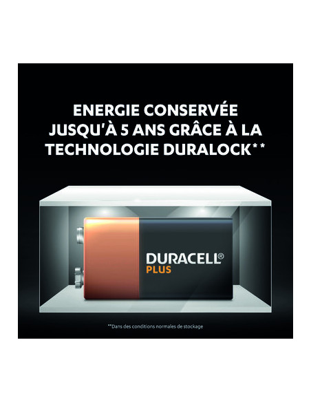 DURACELL PLUS 100% 9V X1 DURACELL 5000394142190