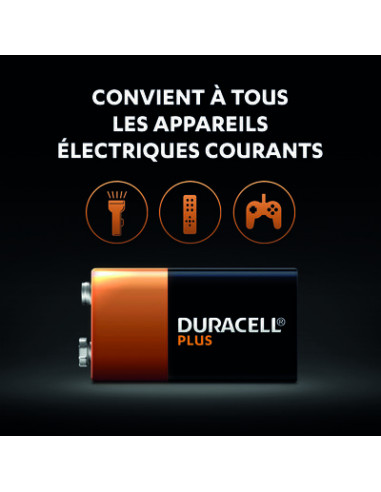 DURACELL PLUS 100% 9V X1 DURACELL 5000394142190