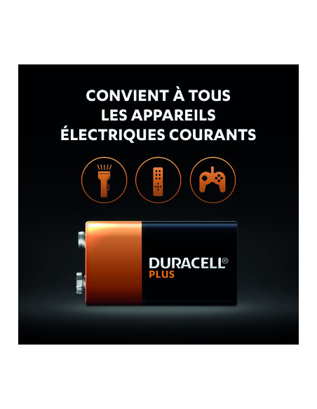 DURACELL PLUS 100% 9V X1 DURACELL 5000394142190