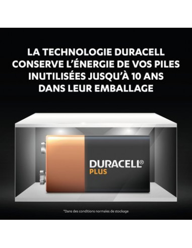 DURACELL PLUS 100% 9V X1 DURACELL 5000394142190