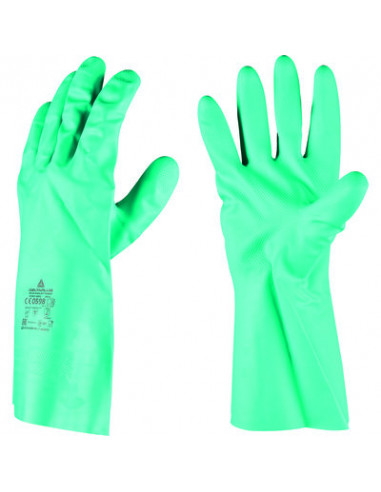 GANT NITRILE VERT 33 CM 8/9 DELTA PLUS VE802VE08