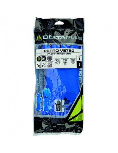 GANT PVC/COTON PETROLIER 9 DELTA PLUS VE780BL09