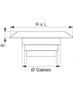 GRILLE PVC TYPE GOTB BLANCHE NICOLL GOTB 2