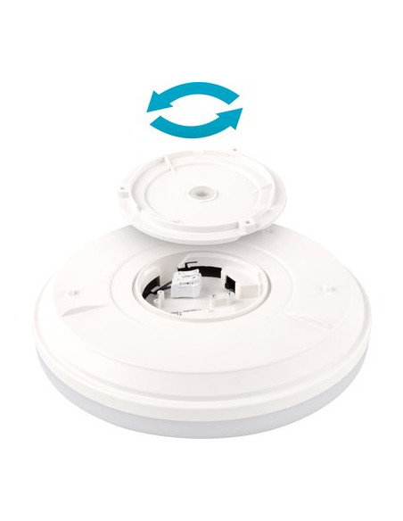 HUB. CLEV 1800LM 3000K + DET DHOME XCL1028R-MWCT-18W
