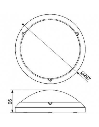 HUB.SHELTER 2800LM 3000K DHOME XBH3130R