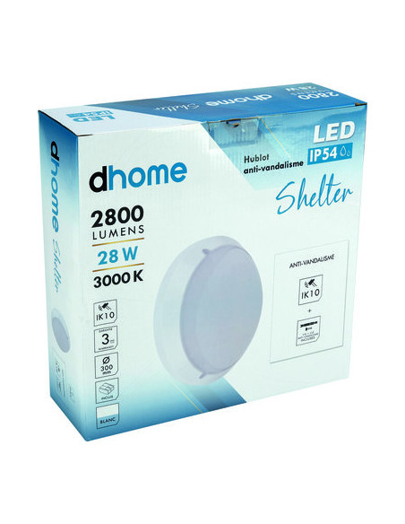 HUB.SHELTER 2800LM 3000K DHOME XBH3130R