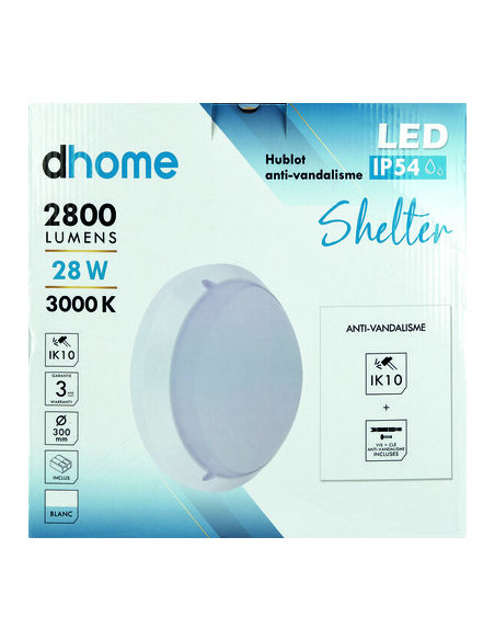 HUB.SHELTER 2800LM 3000K DHOME XBH3130R