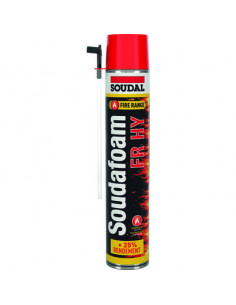 MOUSSE POLYURE.COUPE FEU 750ML SOUDAL 146752