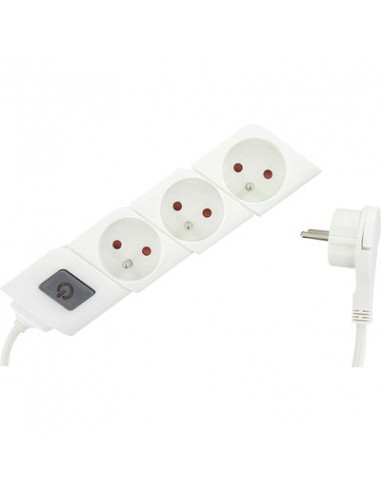 MULTIPRISE 3X16A FICHE PLATE DHOME KF-FB-03KT(WITH FLAT PLUG)