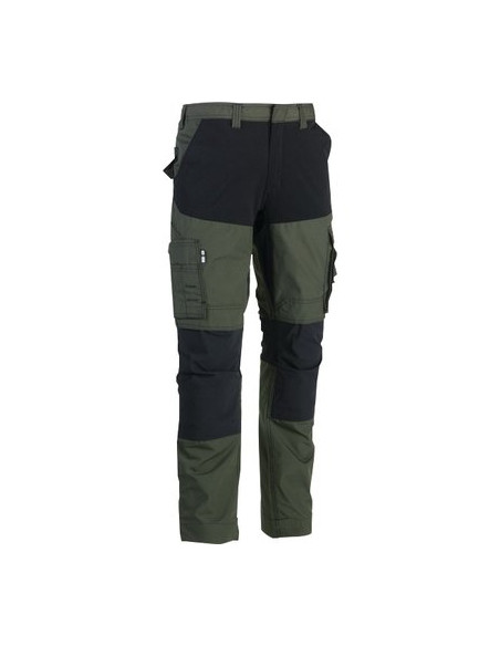 PANTALON HECTOR KAKI/NOIR T50 HEROCK 23MTR1803DK-50