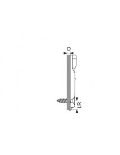 PLAQUE FACE-FRAME À VIS Ø4X20 HETTICH 9090882 2