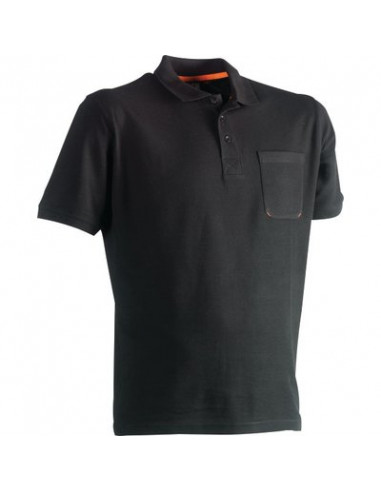 POLO MC LEO UNI NOIR XL HEROCK 21MPO0901BK-XL
