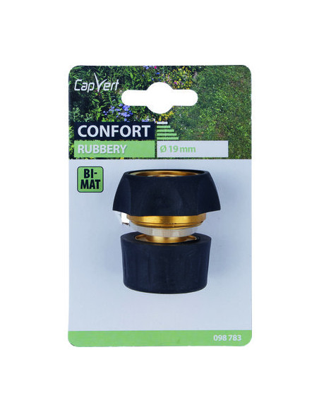RACCORD RAPIDE RUBBERY 19 LS CAP VERT DY8029R