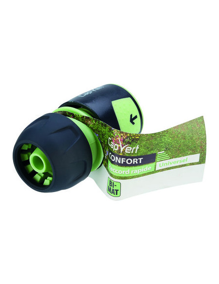 RACCORD RAPIDE UNIVERSEL VG CAP VERT DY8010L