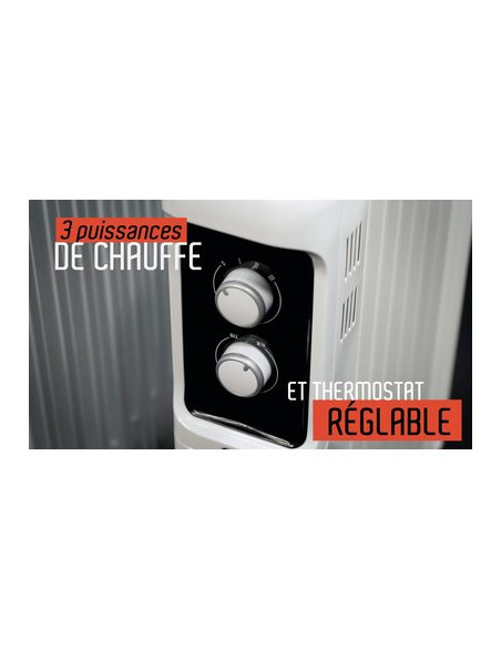 RADIATEUR HUILE 1500W VARMA CY51BB-7 1 500 W