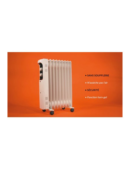 RADIATEUR HUILE 1500W VARMA CY51BB-7 1 500 W