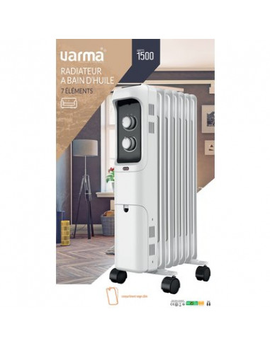 RADIATEUR HUILE 1500W VARMA CY51BB-7 1 500 W