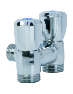 ROB DOUBLE EQUERRE CHROME 4MS SFERACO 1328004 2