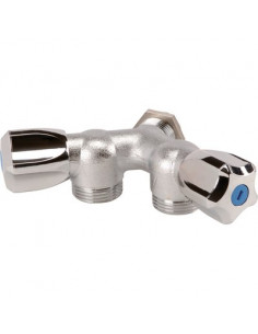 ROBINET DOUBLE MAL 4MS SFERACO 1334004