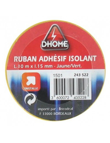 RUB.ISOLT VT/JAU 15MMX10M VRC DHOME W151-IT15-100GY - STICKER