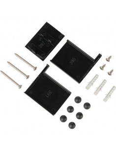 SACHET FIXAT PAROI WALKIN NOIR LEDA T0SA156