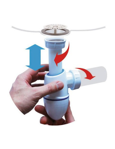 SIPHON LAV EASYPHON 1"1/4 -D40 NICOLL 0201283
