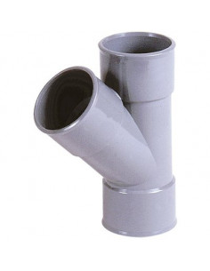 TE CULOTTE PVC 45° FFF 50 NICOLL BJ144