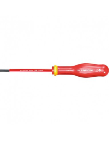 TOURNEVIS ISOLE FENDU 4X100 FACOM AT4X100VE