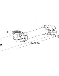 TUBULURE LAVABO JOINTS INTEGR. NICOLL 0201011 2