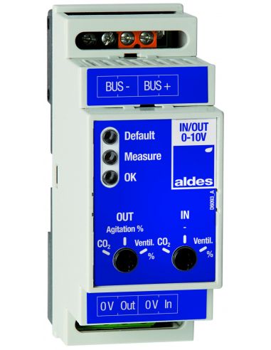Module option In/out 0 10V du système de régulation de débit sous avis technique ALDES 11017151
