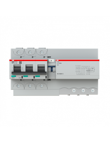 Disjoncteur Différentiel DS800P 3P 125A Cbe K 30mA Type A-APR immunisé 2CCG001345R0001 ABB G151818